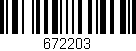 Código de barras (EAN, GTIN, SKU, ISBN): '672203'