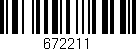 Código de barras (EAN, GTIN, SKU, ISBN): '672211'