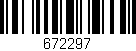 Código de barras (EAN, GTIN, SKU, ISBN): '672297'