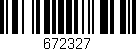 Código de barras (EAN, GTIN, SKU, ISBN): '672327'