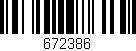 Código de barras (EAN, GTIN, SKU, ISBN): '672386'