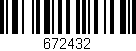 Código de barras (EAN, GTIN, SKU, ISBN): '672432'