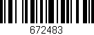 Código de barras (EAN, GTIN, SKU, ISBN): '672483'