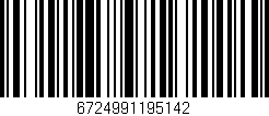 Código de barras (EAN, GTIN, SKU, ISBN): '6724991195142'
