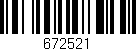 Código de barras (EAN, GTIN, SKU, ISBN): '672521'
