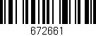 Código de barras (EAN, GTIN, SKU, ISBN): '672661'