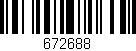 Código de barras (EAN, GTIN, SKU, ISBN): '672688'