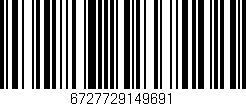 Código de barras (EAN, GTIN, SKU, ISBN): '6727729149691'