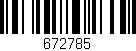Código de barras (EAN, GTIN, SKU, ISBN): '672785'
