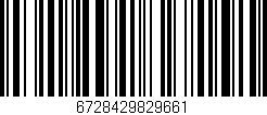 Código de barras (EAN, GTIN, SKU, ISBN): '6728429829661'