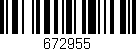 Código de barras (EAN, GTIN, SKU, ISBN): '672955'