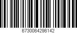 Código de barras (EAN, GTIN, SKU, ISBN): '6730064296142'