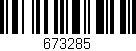 Código de barras (EAN, GTIN, SKU, ISBN): '673285'