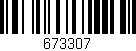 Código de barras (EAN, GTIN, SKU, ISBN): '673307'