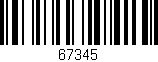 Código de barras (EAN, GTIN, SKU, ISBN): '67345'