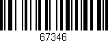 Código de barras (EAN, GTIN, SKU, ISBN): '67346'