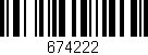 Código de barras (EAN, GTIN, SKU, ISBN): '674222'