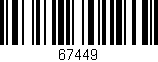 Código de barras (EAN, GTIN, SKU, ISBN): '67449'