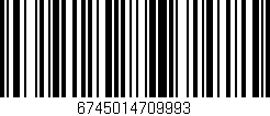 Código de barras (EAN, GTIN, SKU, ISBN): '6745014709993'