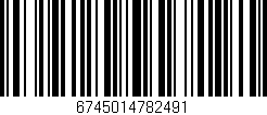 Código de barras (EAN, GTIN, SKU, ISBN): '6745014782491'