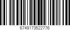 Código de barras (EAN, GTIN, SKU, ISBN): '6749173522776'