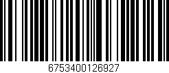 Código de barras (EAN, GTIN, SKU, ISBN): '6753400126927'