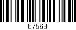 Código de barras (EAN, GTIN, SKU, ISBN): '67569'