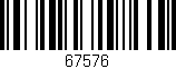 Código de barras (EAN, GTIN, SKU, ISBN): '67576'