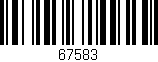 Código de barras (EAN, GTIN, SKU, ISBN): '67583'