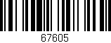 Código de barras (EAN, GTIN, SKU, ISBN): '67605'