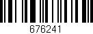 Código de barras (EAN, GTIN, SKU, ISBN): '676241'