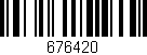 Código de barras (EAN, GTIN, SKU, ISBN): '676420'