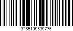 Código de barras (EAN, GTIN, SKU, ISBN): '6765199669776'