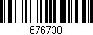 Código de barras (EAN, GTIN, SKU, ISBN): '676730'