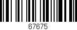 Código de barras (EAN, GTIN, SKU, ISBN): '67675'