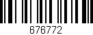 Código de barras (EAN, GTIN, SKU, ISBN): '676772'