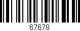 Código de barras (EAN, GTIN, SKU, ISBN): '67678'