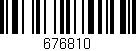 Código de barras (EAN, GTIN, SKU, ISBN): '676810'