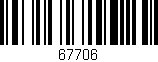 Código de barras (EAN, GTIN, SKU, ISBN): '67706'