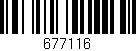 Código de barras (EAN, GTIN, SKU, ISBN): '677116'