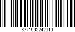 Código de barras (EAN, GTIN, SKU, ISBN): '6771933242310'