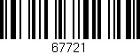 Código de barras (EAN, GTIN, SKU, ISBN): '67721'