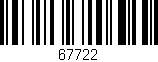 Código de barras (EAN, GTIN, SKU, ISBN): '67722'