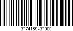 Código de barras (EAN, GTIN, SKU, ISBN): '6774159467888'