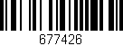 Código de barras (EAN, GTIN, SKU, ISBN): '677426'
