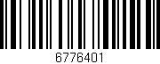 Código de barras (EAN, GTIN, SKU, ISBN): '6776401'