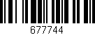 Código de barras (EAN, GTIN, SKU, ISBN): '677744'