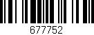 Código de barras (EAN, GTIN, SKU, ISBN): '677752'