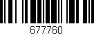 Código de barras (EAN, GTIN, SKU, ISBN): '677760'