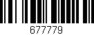 Código de barras (EAN, GTIN, SKU, ISBN): '677779'